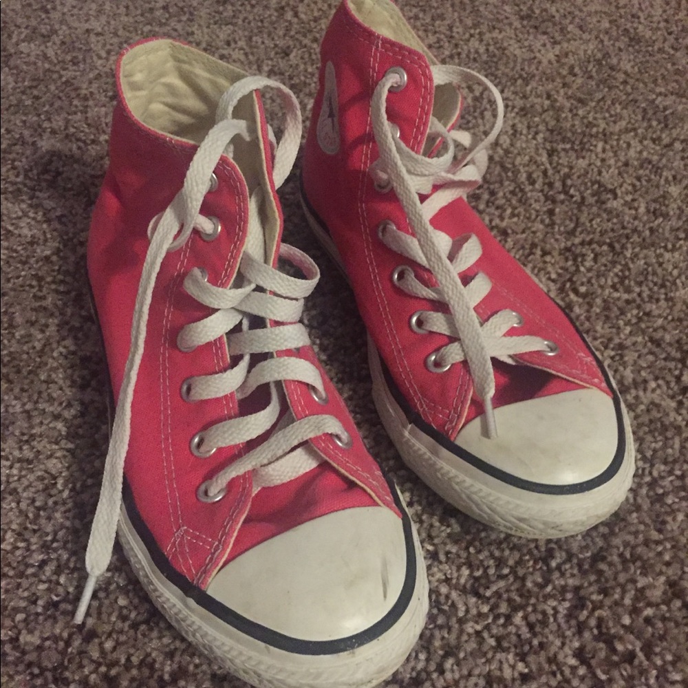 Pink Converse All Stars High Tops